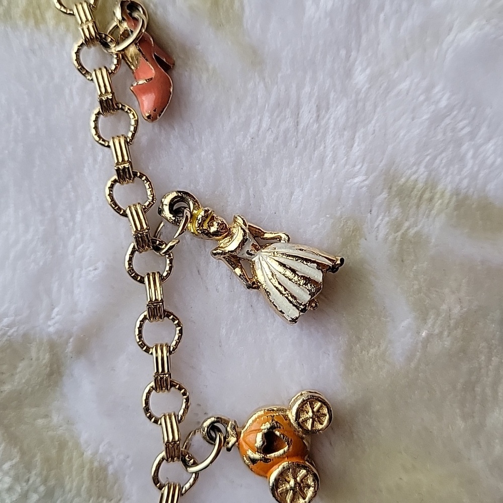 Disney vintage Gold Charm Bracelet